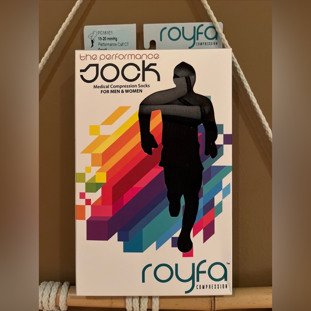 Royfa Medical Compression Socks small Ebony 15-20mmHg unisex